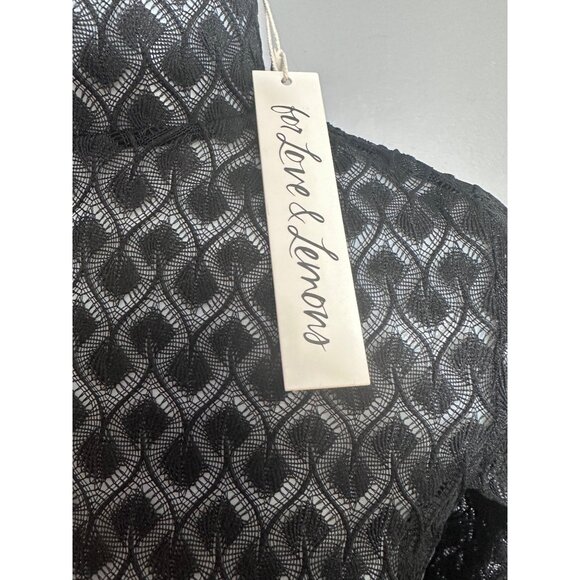 For Love & Lemons Tracy Turtleneck Crop Top NWT XS - Picture 3 of 9